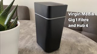 Virgin Medias Gig1 Fibre Internet amp Hub 4  unboxing review and speed tests [upl. by Ayrad]