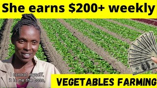 Meet Naomi an indigenous Vegetable Kenyan Farmer  How to start vegetable farming at home [upl. by Ilsel]