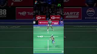 AI Robot playing Longest rally of 47 shots in Badminton shorts [upl. by Norihs409]