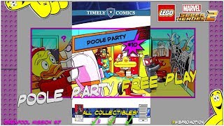 Lego Marvel Superheroes 2 Gwenpool Mission 10  Poole Party FREE PLAY  HTG [upl. by Bea795]