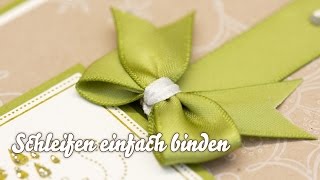 Tutorial  Schleife einfach binden [upl. by Ezri]