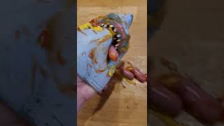 Hungry Hand eats Mini Hotdogs [upl. by Lorolla]