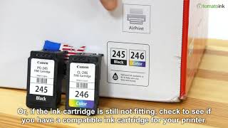 Canon MX490 Ink Cartridges Installation Guide [upl. by Ahsikan]