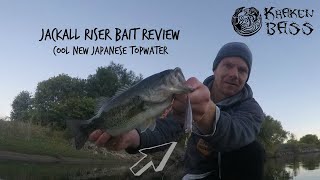 Jackall Riser Bait 007 Review  Largemouth amp Smallmouth Bass Fishing [upl. by Stranger]