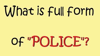 What is the full form of DSP DCP POLICE ACP CIA DGP BSF Akshara Concepts [upl. by Euphemia]