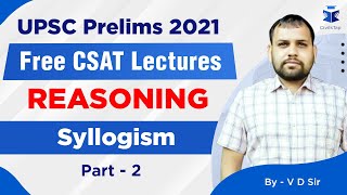 FREE Intensive CSAT Revision  UPSC Prelims 2021  Reasoning Day 14 [upl. by Karil806]