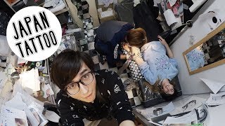 getting tattoos in Tokyo at Japan Tattoo [upl. by Haik]