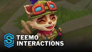 Teemo Special Interactions [upl. by Longfellow]