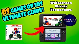 Play DS Games on 3DS with Widescreen Cheats amp Forwarders Twilight Menu Guide 2023 [upl. by Yednarb46]