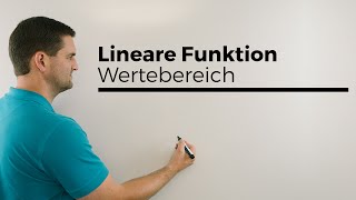 Lineare Funktion Wertetabelle Zeichnung Definitionsbereich Wertebereich 1  Mathe by Daniel Jung [upl. by Blodgett]