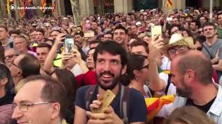 Así celebran los catalanes su independencia [upl. by Hau]