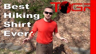 Best Merino Wool Hiking Shirt Ever  Woolly Clothing Crew Neck Review [upl. by Linus]