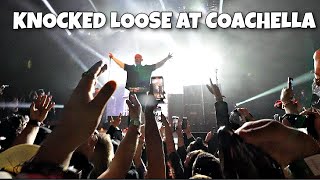 Knocked Loose At Coachella 2023 Moshpits Crowd Surfing amp Chaos [upl. by Wilden]