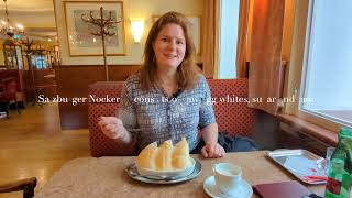 Eating Salzburger Nockerl in Salzburg [upl. by Eusoj520]