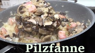 Pilzpfanne im Dezember aus selbst eingefrorenen Pilzen zubereiten [upl. by Robinetta]