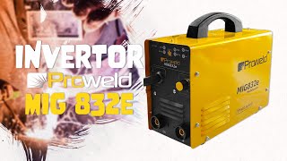 Aparat de sudura ProWELD MIG832e multifunctional MIGMAGMMATIG [upl. by Mendelson]