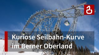 Die KurvenSeilbahn Rellerli in Schönried  Gstaad Rellerlibahn [upl. by Janik]