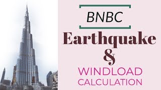 Earthquake amp wind load calculation in bangla as per BNBC [upl. by Eidod]