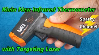 Klein New Infrared Thermometer with Targeting Laser Klein Tools IR1 [upl. by Bokaj]