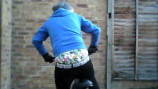 Marty sagging on his BMX showing Top Man boxers [upl. by Cuhp]