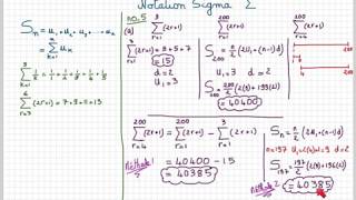 BI Thème 1  Suites notation sigma exemple [upl. by Annaeoj]