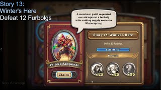 Hearthstone Mercenaries Story 13 Defeat 12 Furbolgs FAST [upl. by Topping183]