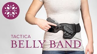 Concealed Carry Belly Band Holster by Tactica Defense Fashion [upl. by Akerdal645]