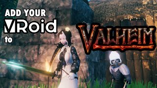 How to add your Vroid VRM in Valheim  Tutorial [upl. by Ahsinid]