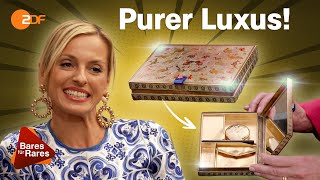 Exquisites Etui Schatulle von Cartier führt zu Blitzgeboten im Luxussegment  Bares für Rares XXL [upl. by Ardnaiek]