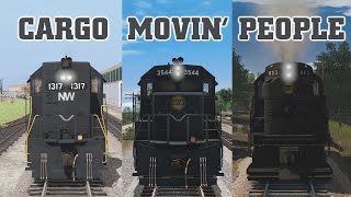 NampW Railway in Trainz  Cargo Movin People [upl. by Leipzig]