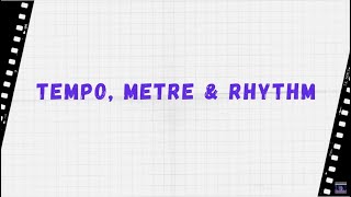 Elements of Music 4  Tempo Metre and Rhythm  GCSE Music [upl. by Ynohtnanhoj]