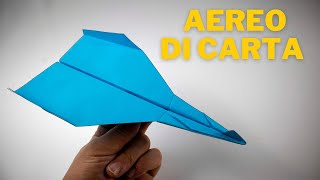 Semplice Aeroplanino di Carta  Aereo di carta facile 🔥 Tutorial [upl. by Enyt]