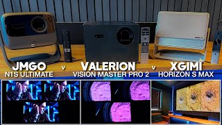 Which 4K Projector is Best Valerion VisionMaster Pro 2 or XGIMI Horizon S Max or JMGO N1S Ultra [upl. by Cindee]