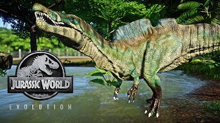 ICHTHYOVENATOR ALL SKINS AND ANIMATIONS Jurassic World Evolution Modded [upl. by Ydrah558]