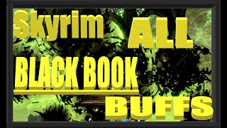 The Elder Scrolls V Skyrim  Black Books Perks Tips amp Locations [upl. by Eislek]