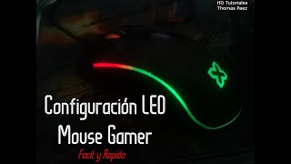 Configuracion RGB luces LED Mouse Gamer [upl. by Clerc]