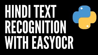 OCR Hindi Text recognition with EasyOCR amp Python [upl. by Yul822]