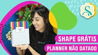 Como Fazer Um Planner  DIY Fácil com Molde e PDF Grátis [upl. by Yetnom]