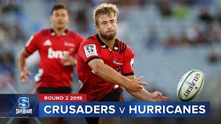 Crusaders v Hurricanes  Super Rugby 2019 Rd 2 Highlights [upl. by Ellissa]