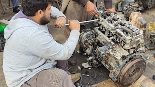 Rebuilding Toyota Hilux 2kd Engine Amazing Full Process  Repairing and Overhauling Toyota Engine [upl. by Azpurua]