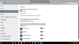 Windows 10 Kamera Ayarları [upl. by Cirri467]