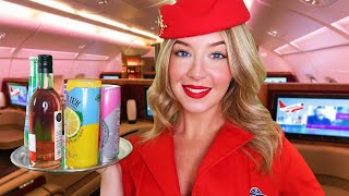 ASMR First Class Flight Dining Service ✈️ [upl. by Grover905]