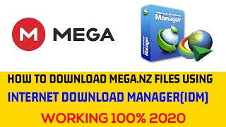 How To Download MEGA Files With IDM Working 2024 [upl. by Yendahc]