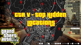 GTA V  Top 10 Hidden Secret Locations in Story Mode XBOX PC PS4 PS5 [upl. by Eednyl]