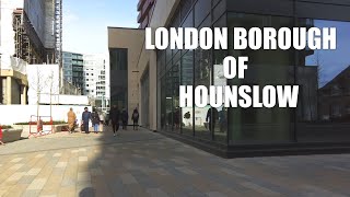 Walking tour around Hounslow town centre  London Borough of Hounslow  England UK  4K [upl. by Surtemed]