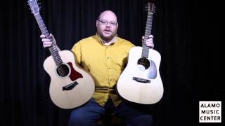 Taylor GS Mini VS Martin Dreadnought Junior Comparison [upl. by Myrwyn]