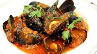 Mussels Moules Moroccan Style Recipe  CookingWithAlia  Episode 283 [upl. by Thorner218]