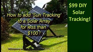 Auto Sun Tracking for Solar Panels  99 [upl. by Powers]