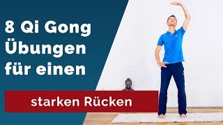 QI GONG Übungen zum Mitmachen  Rückenschmerzen vorbeugen [upl. by Elcarim]