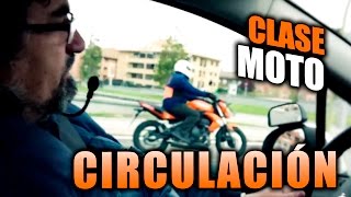 Autoescuela Lara Clase de moto real en carretera  Clase de moto tiempo real [upl. by Ahsenra819]